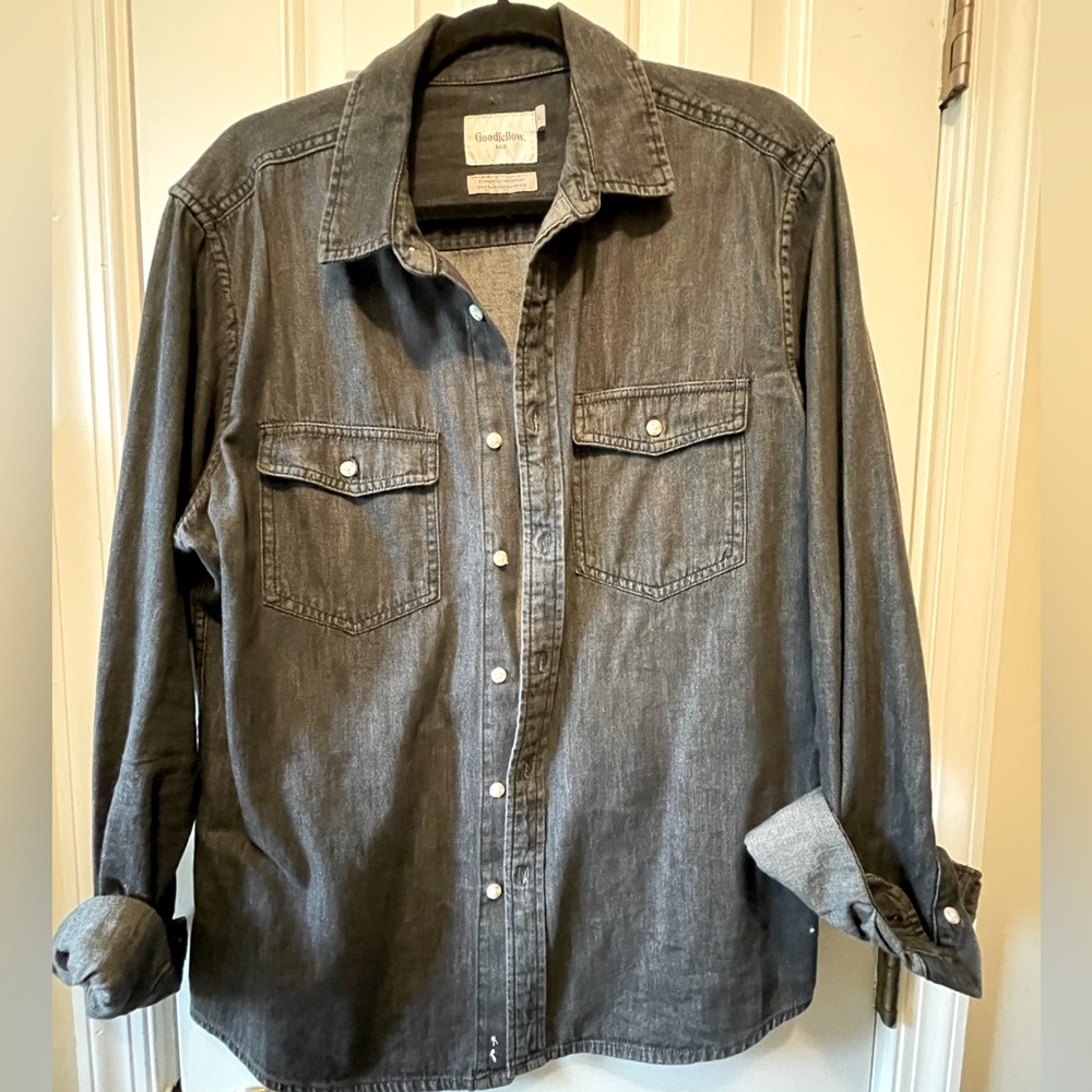 Grey denim shirt Good Fellow & co Size Large
